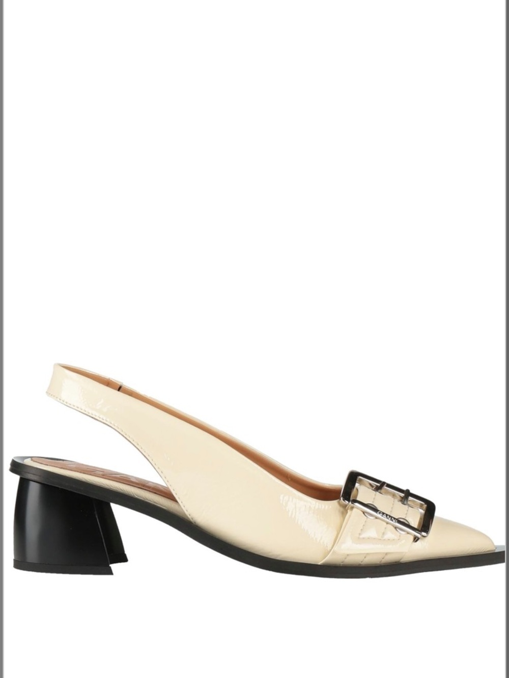 Ganni Ivory slingbacks